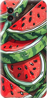 Силиконовый чехол Арбуз для Samsung Galaxy Xcover 6 Pro - 6315u-2918 изображение 