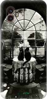 Силиконовый чехол Череп и коты для Samsung Galaxy Xcover 6 Pro - 6432u-2918 изображение 