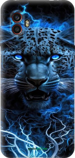 Силиконовый чехол Ледяной леопард для Samsung Galaxy Xcover 6 Pro - 6460u-2918 изображение 