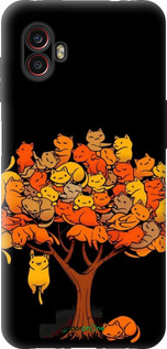 Силиконовый чехол Дерево и котики для Samsung Galaxy Xcover 6 Pro - 6516u-2918 изображение 