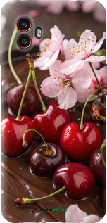 Силиконовый чехол Вишня в шоколаде для Samsung Galaxy Xcover 6 Pro - 6698u-2918 изображение 