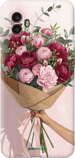 Силиконовый чехол Пионы 1 для Samsung Galaxy Xcover 6 Pro - 6705u-2918 изображение 