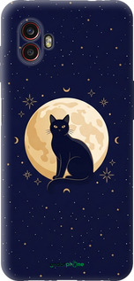 Силиконовый чехол Cute Cat Celestial/Witchy для Samsung Galaxy Xcover 6 Pro - 6787u-2918 изображение 