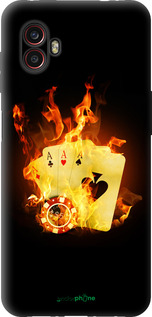 Силиконовый чехол Горящие карты для Samsung Galaxy Xcover 6 Pro - 839u-2918 изображение 