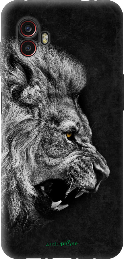 Силиконовый чехол Лев для Samsung Galaxy Xcover 6 Pro - 1080u-2918 изображение 