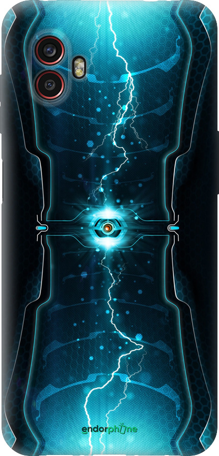 Силиконовый чехол Молнии в цилиндре для Samsung Galaxy Xcover 6 Pro - 120u-2918 изображение 