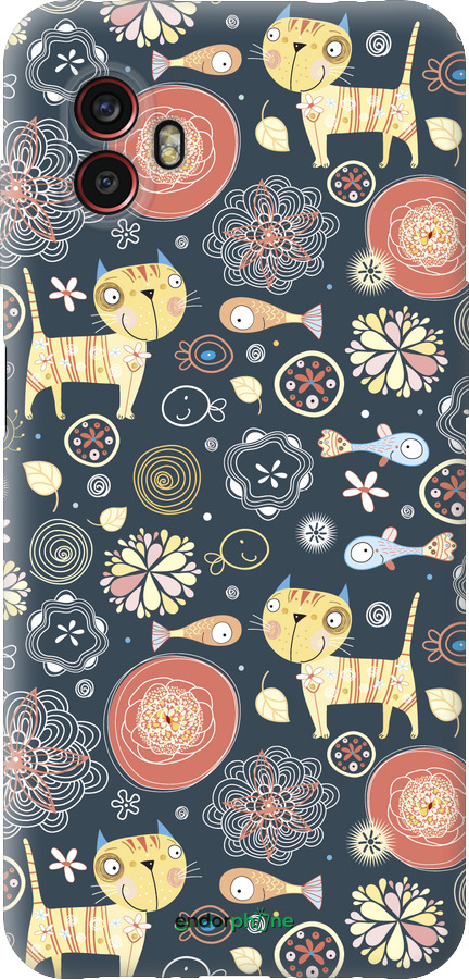 Силиконовый чехол Котята v4 для Samsung Galaxy Xcover 6 Pro - 1224u-2918 изображение 