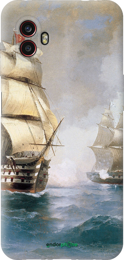 Силиконовый чехол Айвазовский. Корабли для Samsung Galaxy Xcover 6 Pro - 160u-2918 изображение 