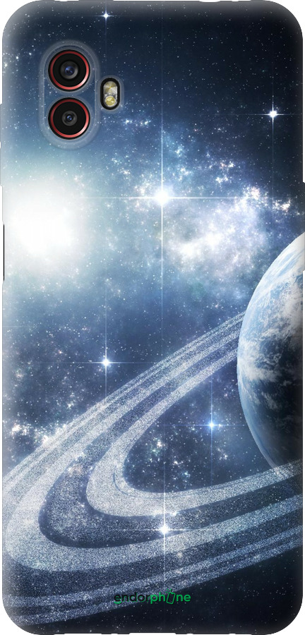 Силиконовый чехол Кольца Сатурна для Samsung Galaxy Xcover 6 Pro - 173u-2918 изображение 