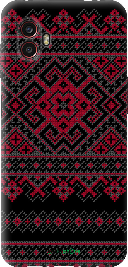 Силиконовый чехол Вышиванка 52 для Samsung Galaxy Xcover 6 Pro - 1763u-2918 изображение 