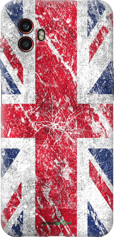 Силиконовый чехол Флаг Великобритании 1 для Samsung Galaxy Xcover 6 Pro - 386u-2918 изображение 