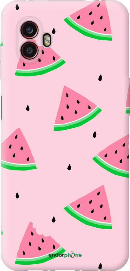 Силиконовый чехол Розовый арбуз для Samsung Galaxy Xcover 6 Pro - 4314u-2918 изображение 