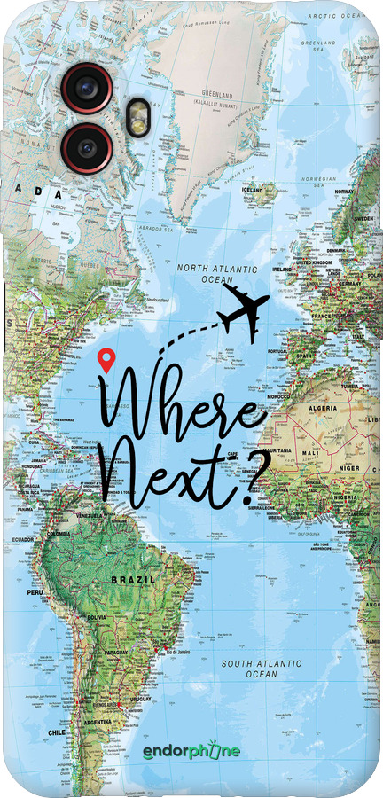 Силиконовый чехол Путешествие для Samsung Galaxy Xcover 6 Pro - 4503u-2918 изображение 