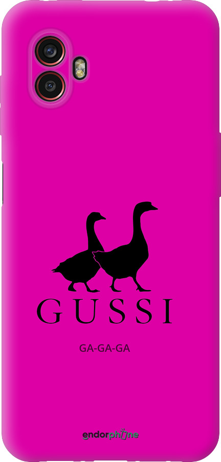 Силиконовый чехол Гуси для Samsung Galaxy Xcover 6 Pro - 4561u-2918 изображение 