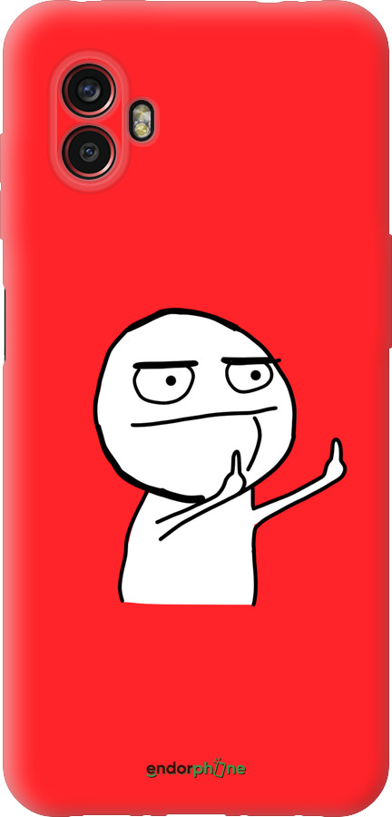 Силиконовый чехол Мем для Samsung Galaxy Xcover 6 Pro - 4578u-2918 изображение 