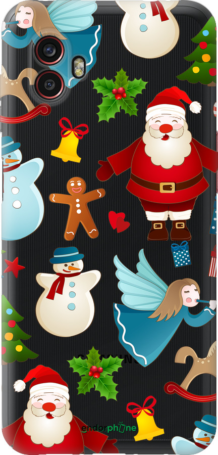 Силиконовый чехол Новогодний 1 для Samsung Galaxy Xcover 6 Pro - 4614u-2918 изображение 