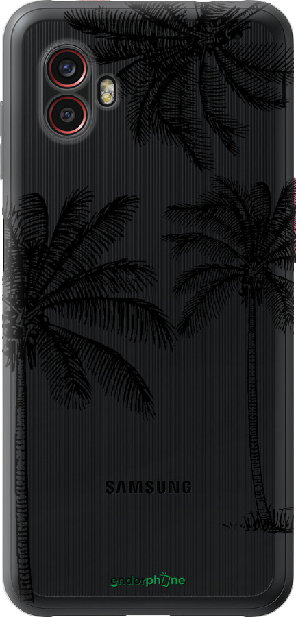 Силиконовый чехол Пальмы1 для Samsung Galaxy Xcover 6 Pro - 4634u-2918 изображение 