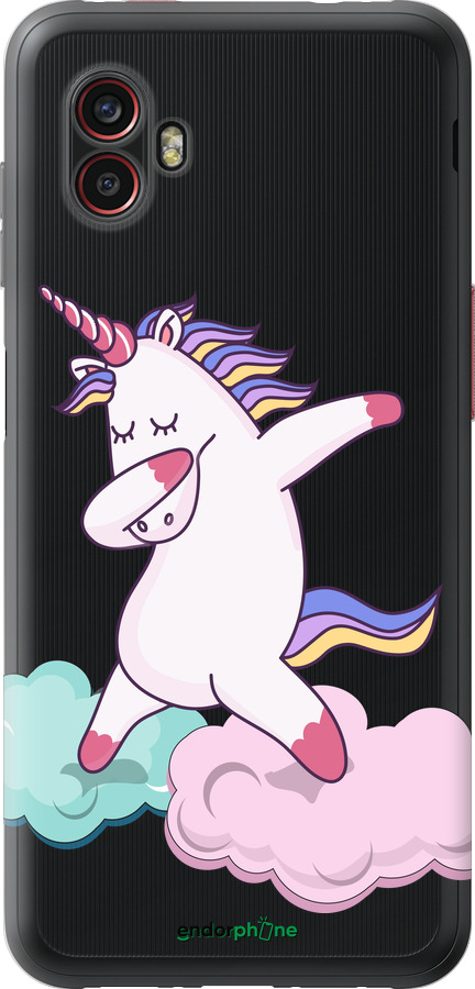 Силиконовый чехол Единорог для Samsung Galaxy Xcover 6 Pro - 4702u-2918 изображение 