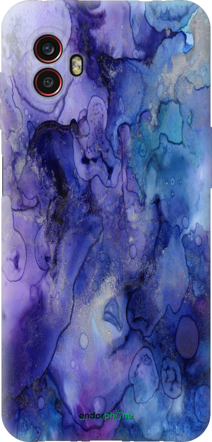 Силиконовый чехол Мрамор 7 для Samsung Galaxy Xcover 6 Pro - 4802u-2918 изображение 