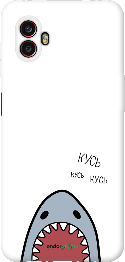 Силиконовый чехол Акула для Samsung Galaxy Xcover 6 Pro - 4870u-2918 изображение 