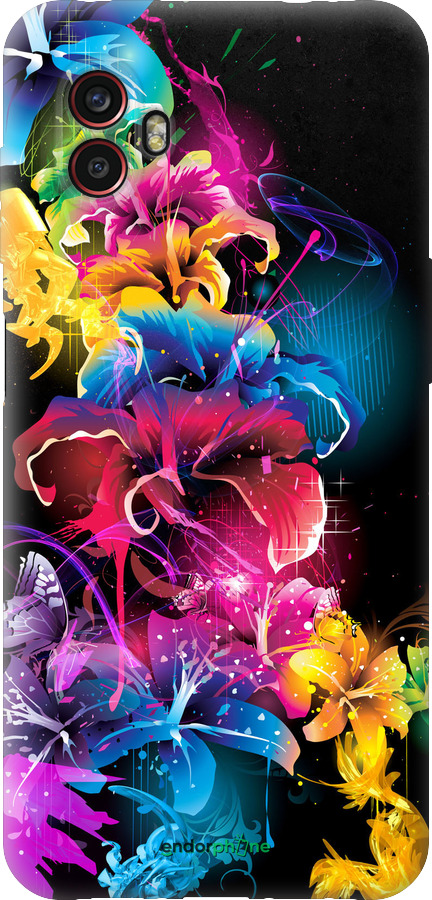 Силіконовий чехол Абстрактні квіти для Samsung Galaxy Xcover 6 Pro - 511u-2918 изображение 