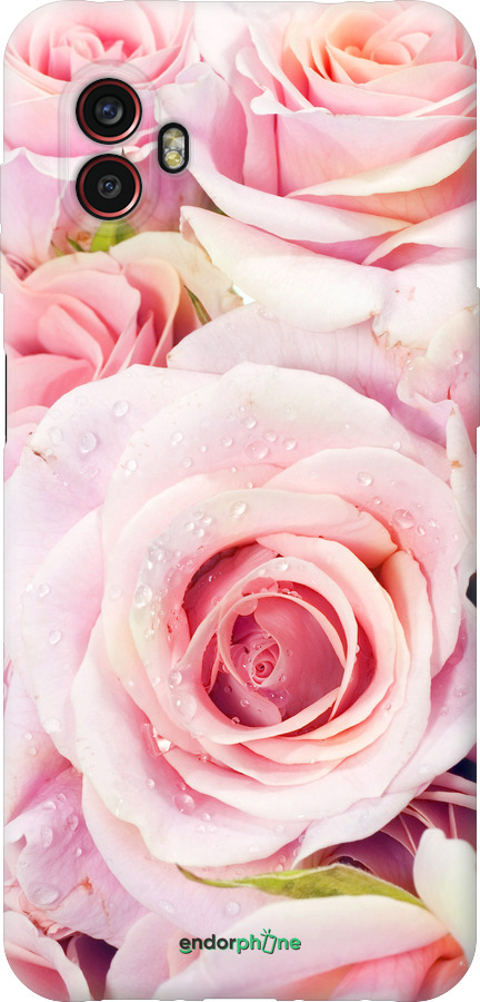 Силиконовый чехол Розы для Samsung Galaxy Xcover 6 Pro - 525u-2918 изображение 