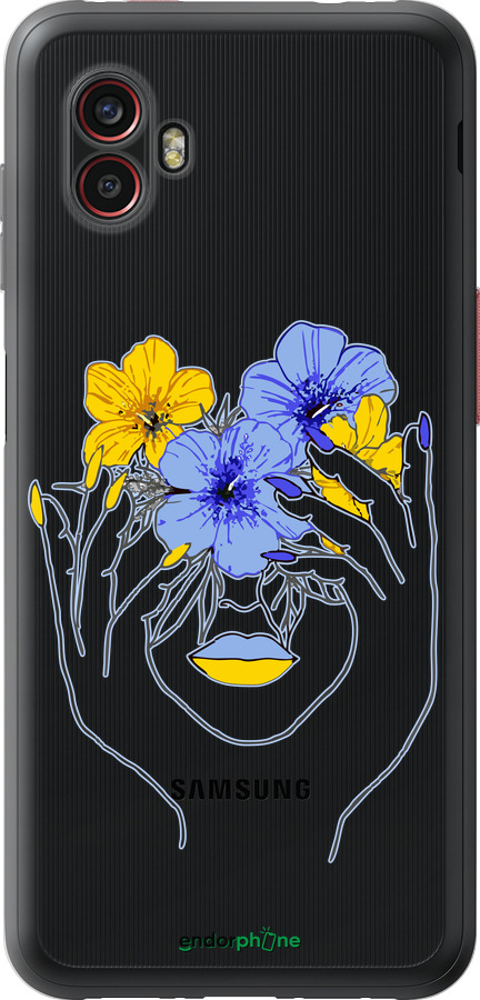 Силиконовый чехол Девушка v4 для Samsung Galaxy Xcover 6 Pro - 5276u-2918 изображение 