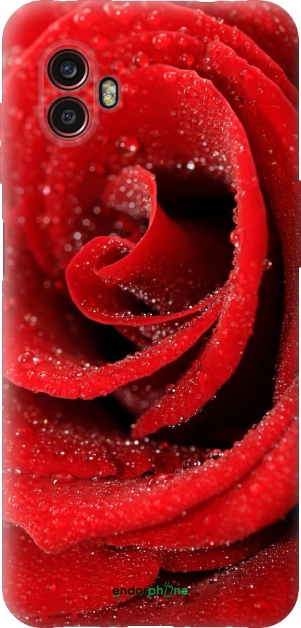 Силіконовий чехол Червона троянда для Samsung Galaxy Xcover 6 Pro - 529u-2918 изображение 