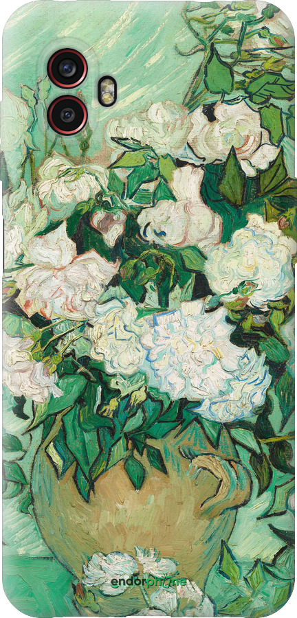 Силиконовый чехол Винсент Ван Гог. Ваза с розами для Samsung Galaxy Xcover 6 Pro - 5543u-2918 изображение 