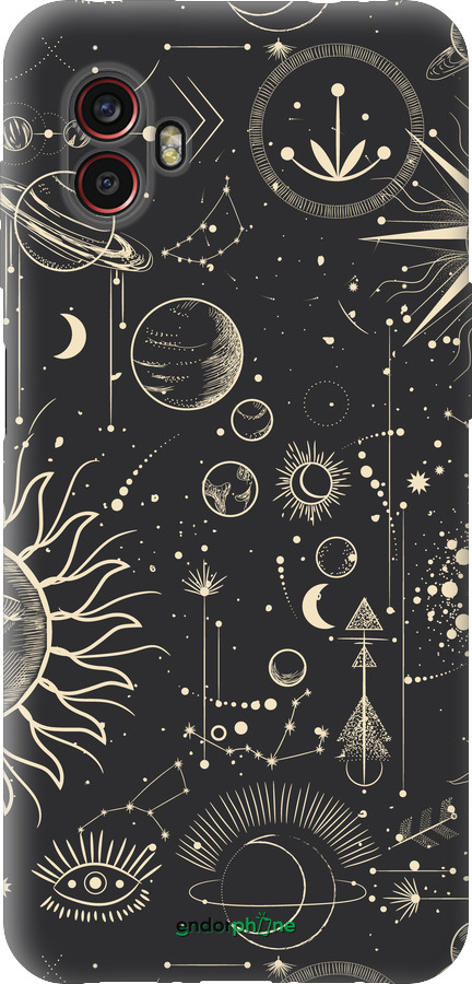 Силиконовый чехол Фаза луны для Samsung Galaxy Xcover 6 Pro - 5605u-2918 изображение 