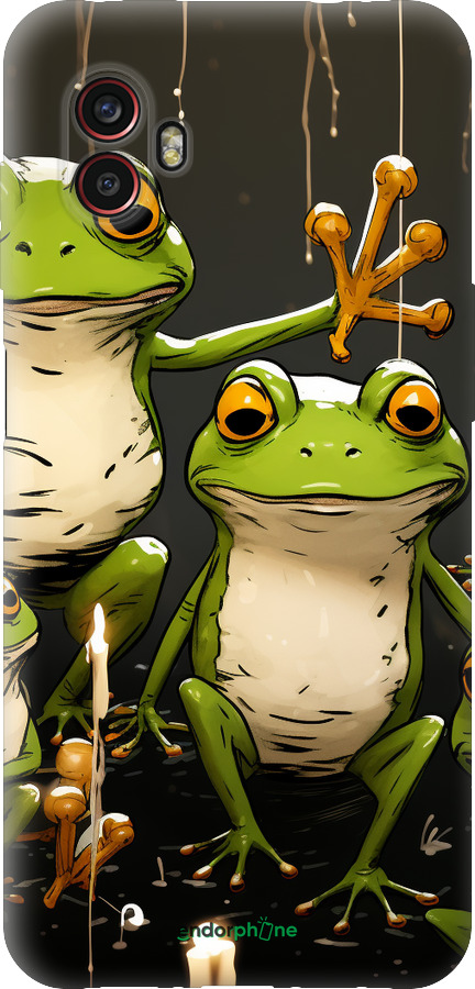 Силиконовый чехол Жабки 2 для Samsung Galaxy Xcover 6 Pro - 5657u-2918 изображение 