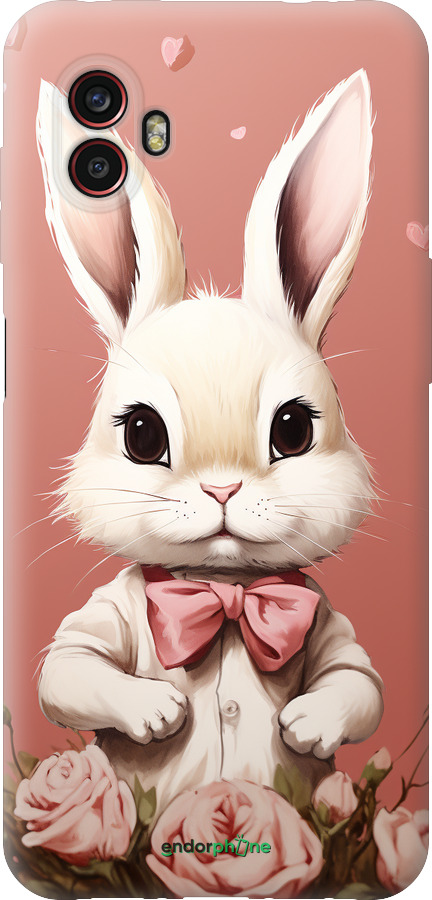 Силиконовый чехол Зайчик для Samsung Galaxy Xcover 6 Pro - 5669u-2918 изображение 