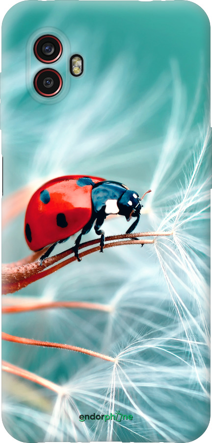 Силиконовый чехол Божья коровка для Samsung Galaxy Xcover 6 Pro - 6049u-2918 изображение 