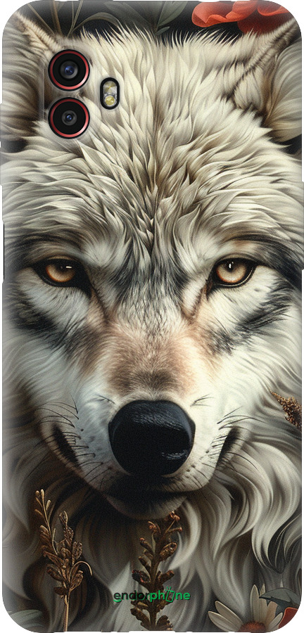 Силиконовый чехол Волчий взгляд для Samsung Galaxy Xcover 6 Pro - 6066u-2918 изображение 