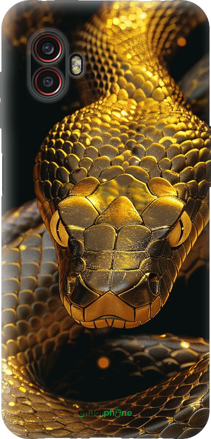 Силиконовый чехол Golden snake для Samsung Galaxy Xcover 6 Pro - 6072u-2918 изображение 