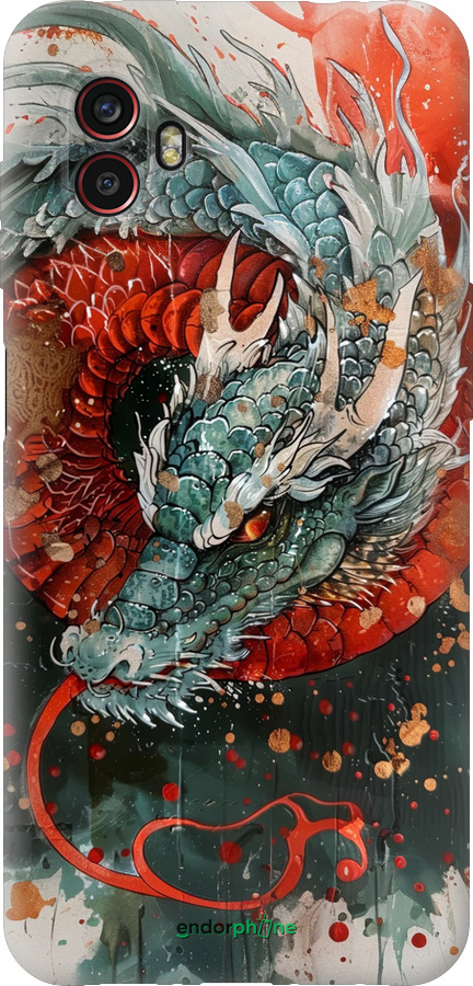 Силиконовый чехол Стихия огня для Samsung Galaxy Xcover 6 Pro - 6101u-2918 изображение 