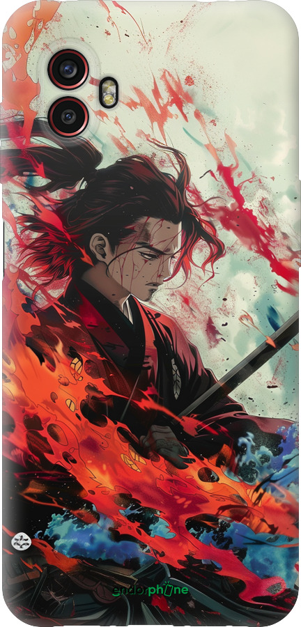 Силиконовый чехол Битва стихий для Samsung Galaxy Xcover 6 Pro - 6110u-2918 изображение 