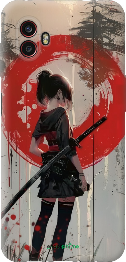 Силиконовый чехол Сумерки воина: Танец с катаной для Samsung Galaxy Xcover 6 Pro - 6123u-2918 изображение 