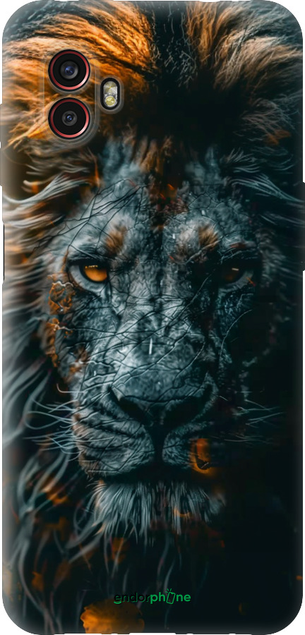 Силиконовый чехол Лев в сумерках для Samsung Galaxy Xcover 6 Pro - 6154u-2918 изображение 