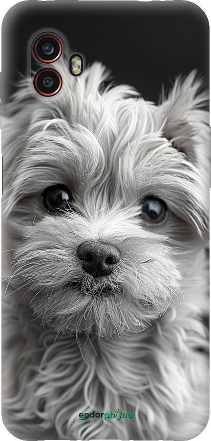 Силиконовый чехол Мальтипу на чорном фоне для Samsung Galaxy Xcover 6 Pro - 6156u-2918 изображение 