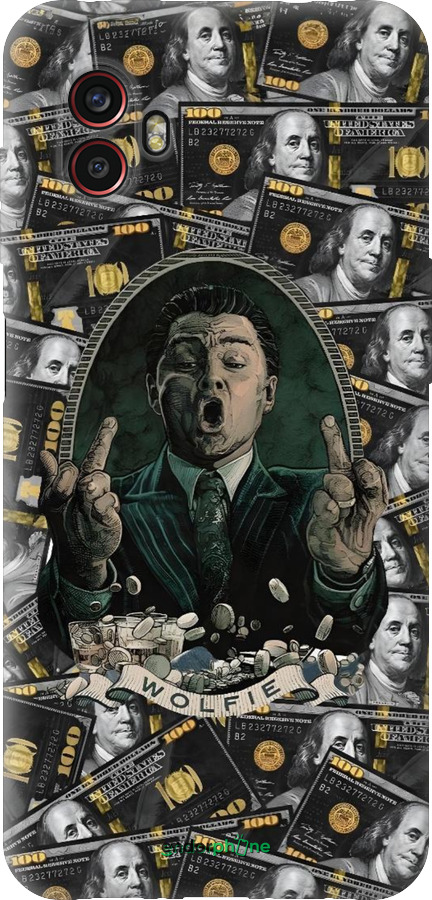 Силиконовый чехол Волк с валл стрит для Samsung Galaxy Xcover 6 Pro - 6287u-2918 изображение 