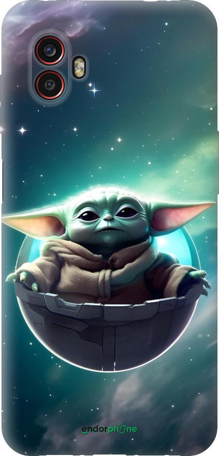 Силиконовый чехол Малышь йода для Samsung Galaxy Xcover 6 Pro - 6294u-2918 изображение 