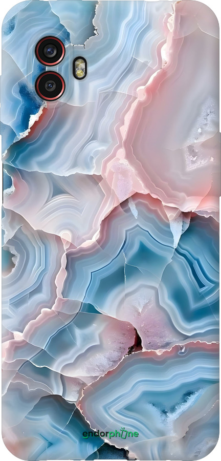 Силиконовый чехол Мрамор для Samsung Galaxy Xcover 6 Pro - 6306u-2918 изображение 