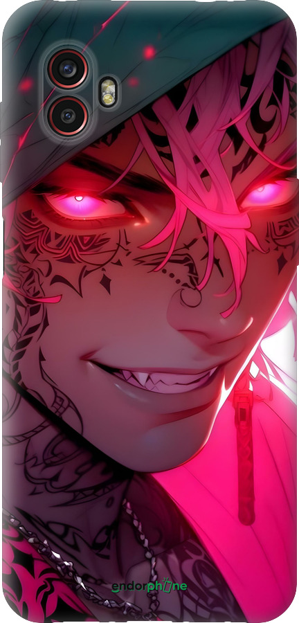 Силиконовый чехол Аниме демон 3 для Samsung Galaxy Xcover 6 Pro - 6313u-2918 изображение 