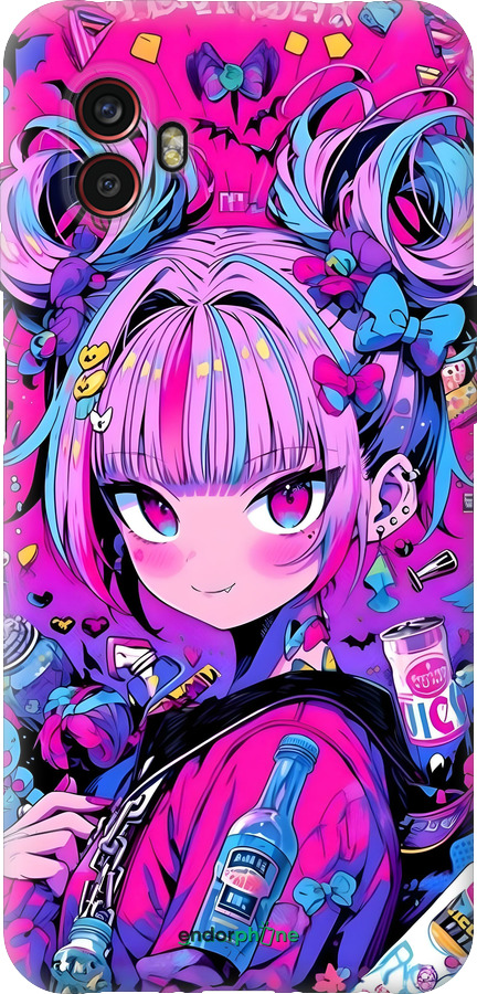 Силиконовый чехол Аниме милаха для Samsung Galaxy Xcover 6 Pro - 6314u-2918 изображение 