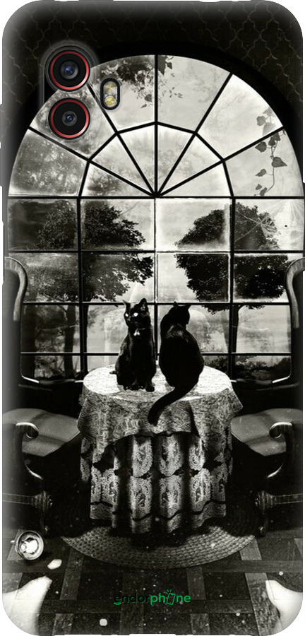 Силиконовый чехол Череп и коты для Samsung Galaxy Xcover 6 Pro - 6432u-2918 изображение 