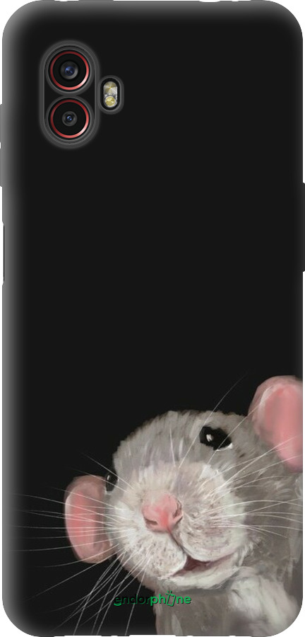 Силиконовый чехол The Peeking Rat для Samsung Galaxy Xcover 6 Pro - 6442u-2918 изображение 