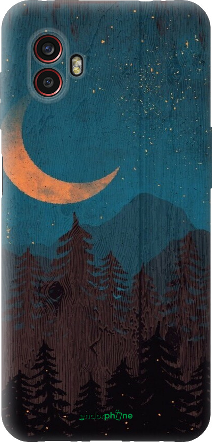 Силиконовый чехол Звездный лес для Samsung Galaxy Xcover 6 Pro - 6480u-2918 изображение 