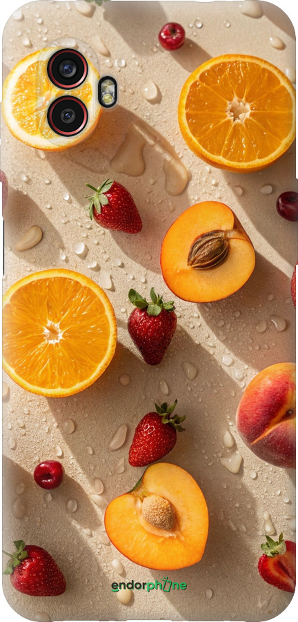 Силиконовый чехол Фрукты 3 для Samsung Galaxy Xcover 6 Pro - 6703u-2918 изображение 