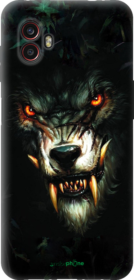 Силиконовый чехол Дьявольский волк для Samsung Galaxy Xcover 6 Pro - 833u-2918 изображение 